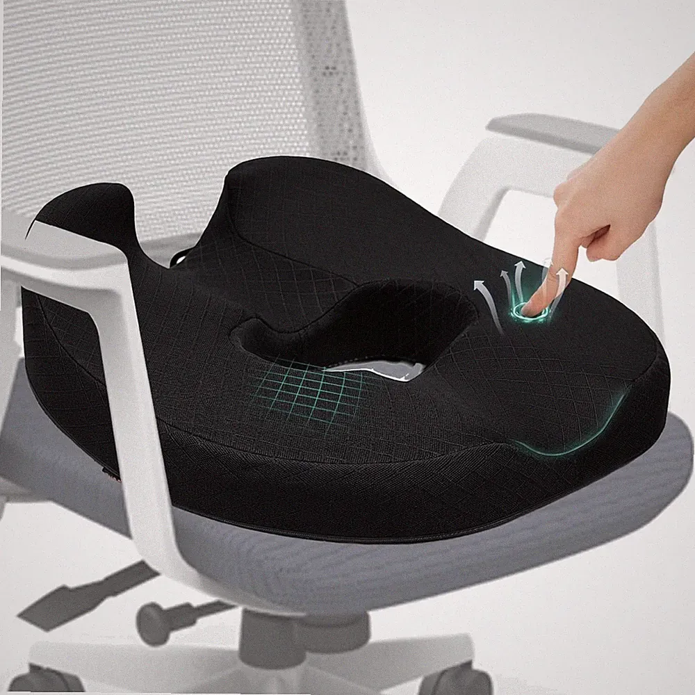 Orthopädisches Sitzkissen Donut Sitzring Memory Foam Hämorrhoiden Bürostuhl