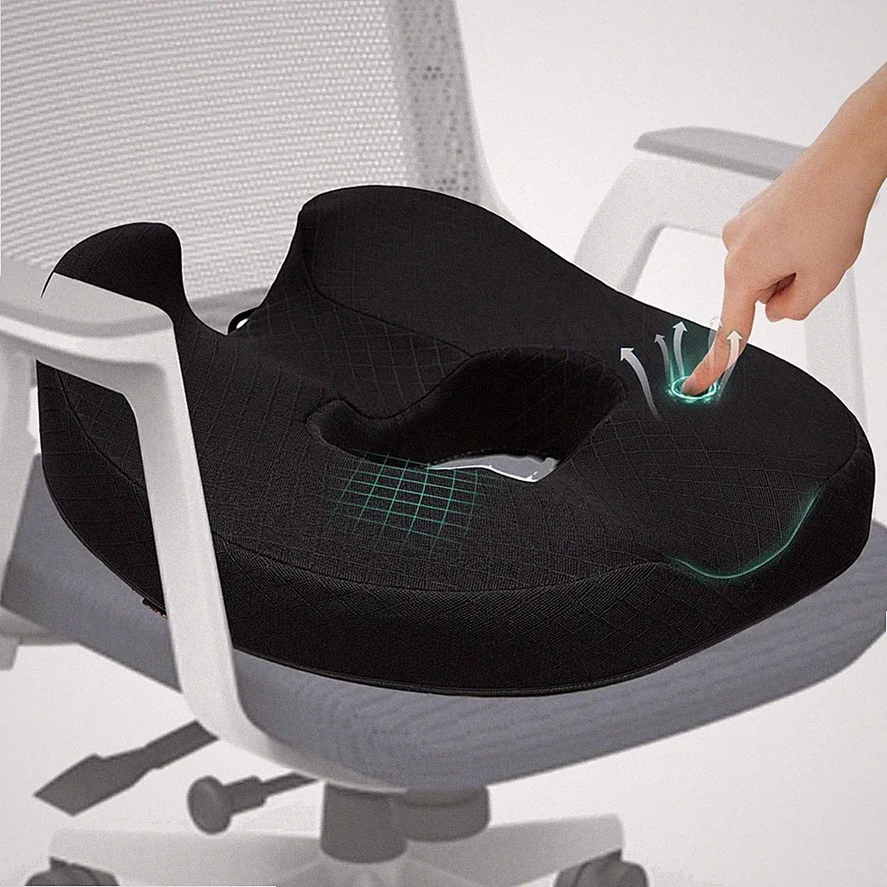 Orthopädisches Sitzkissen Donut Sitzring Memory Foam Hämorrhoiden