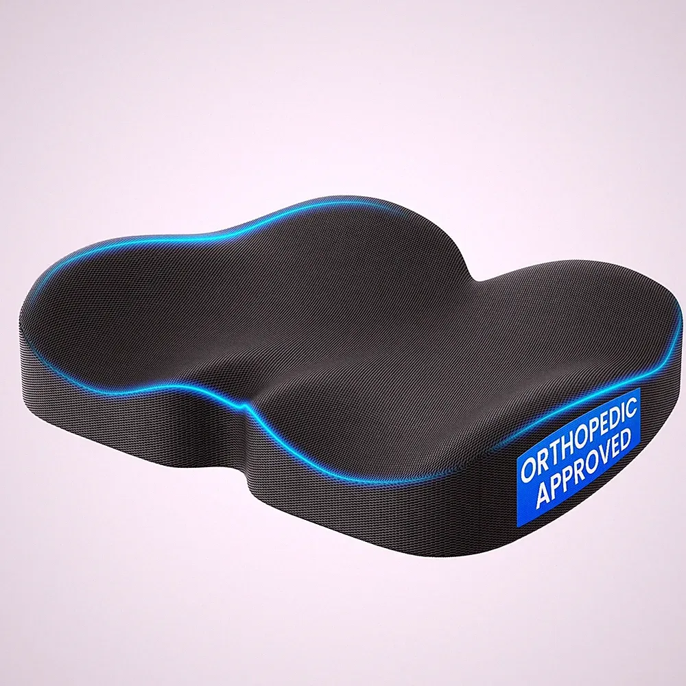 Orthopädisches Sitzkissen Ergonomisch Schmerzreduzierend für Auto, Büro