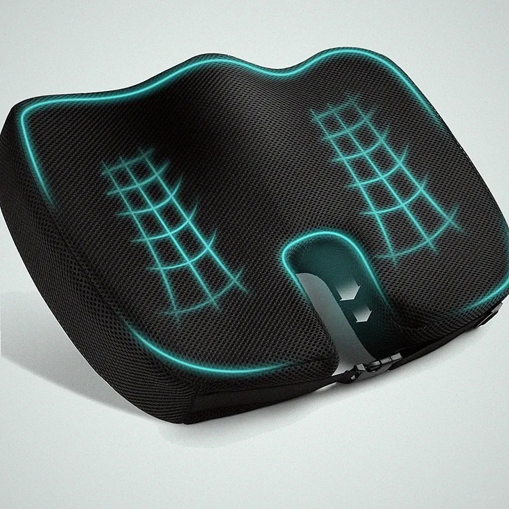 Orthopädisches Sitzkissen Ergonomisches Memory Schaum Komfortstütze