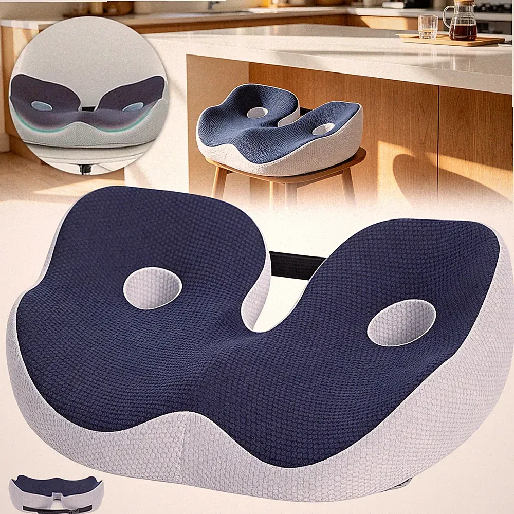 Orthopädisches Sitzkissen Ergonomisches Steißbeinkissen 45 x 38 x 14 cm Sitz