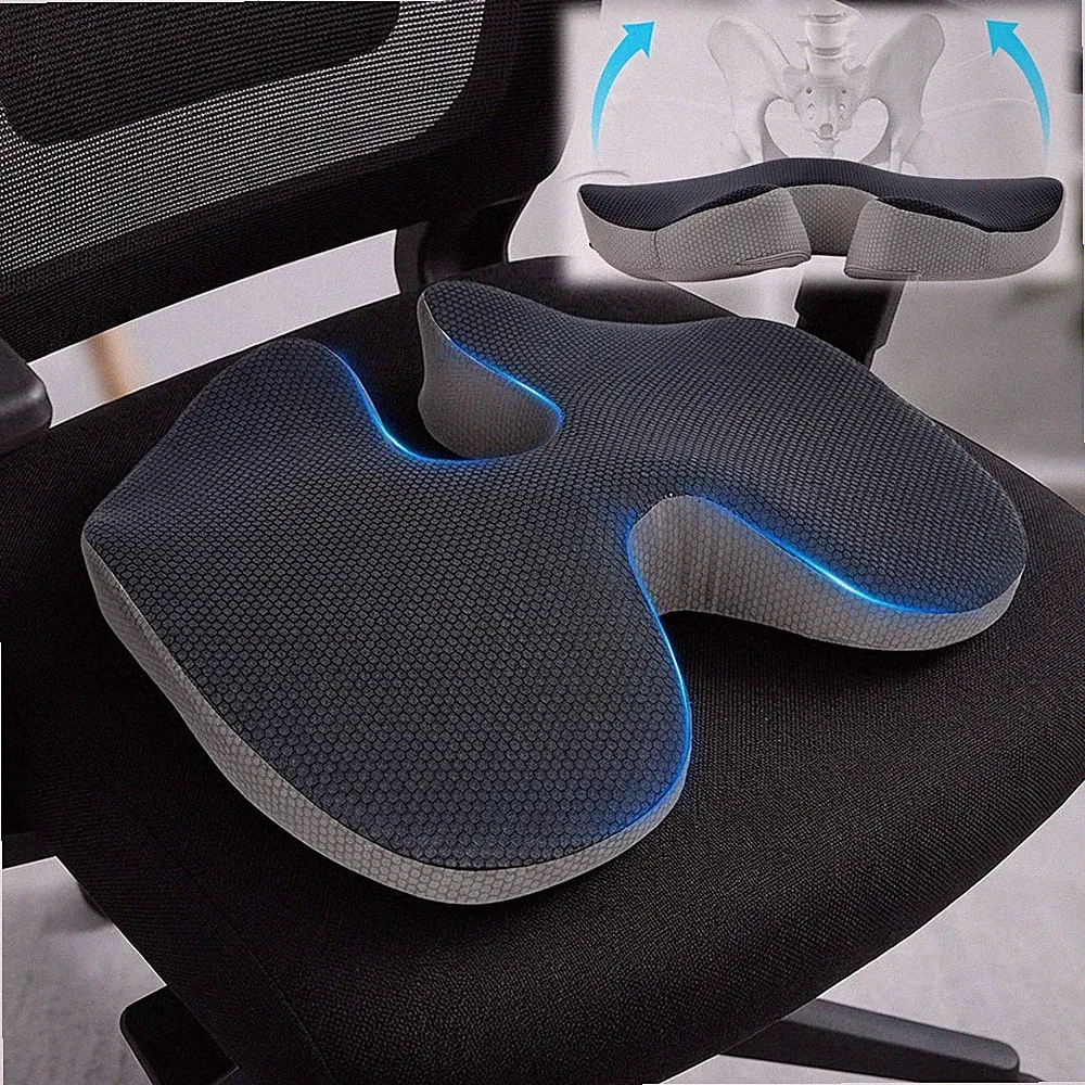 Orthopädisches Sitzkissen Ergonomisches Steißbeinkissen Memory Foam für Auto
