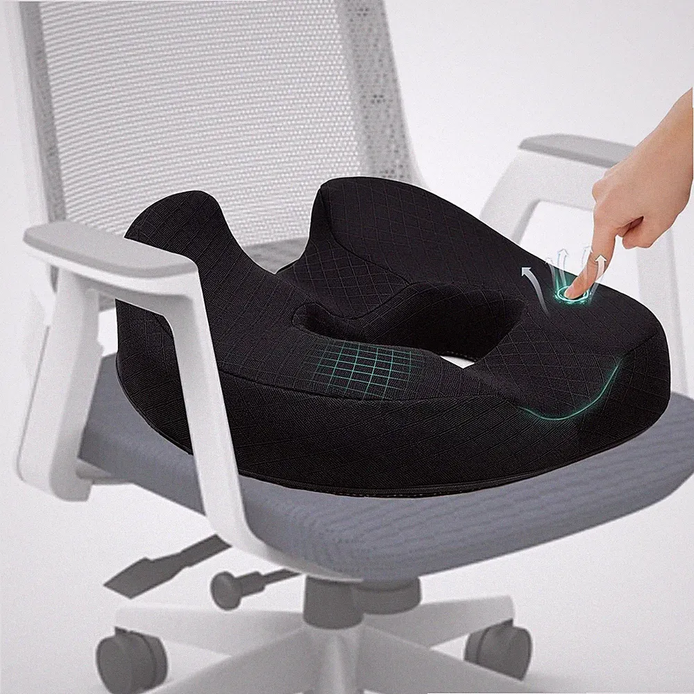 Orthopädisches Sitzkissen für Auto, Büro & Rollstuhl - Memory Foam