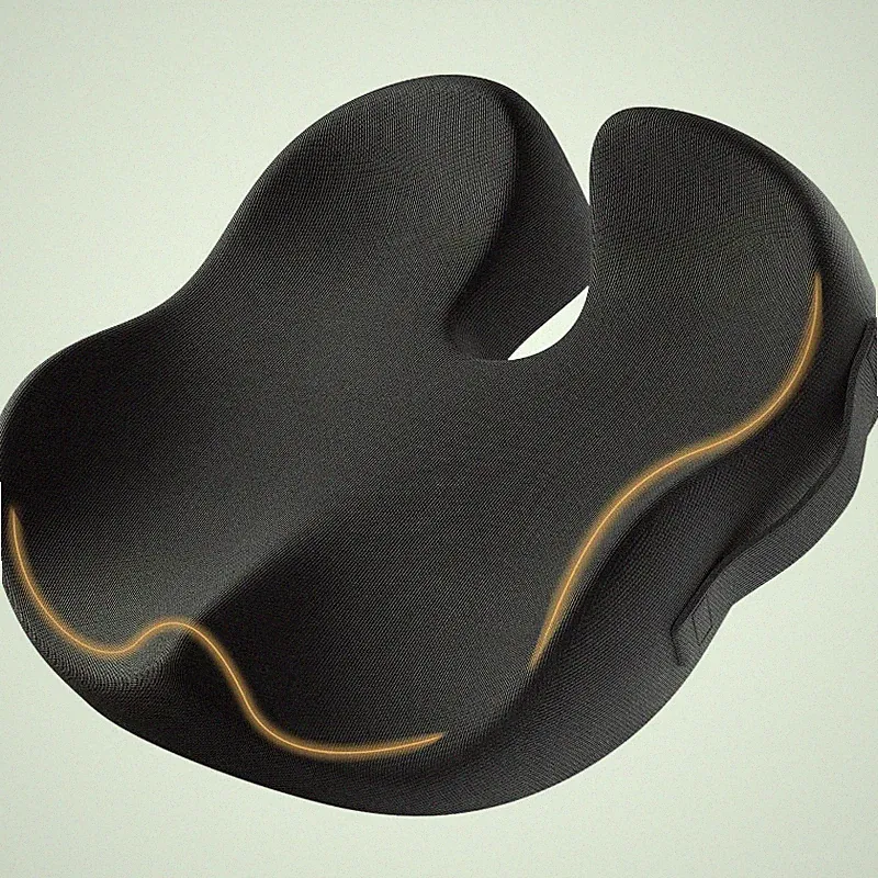 Orthopädisches Sitzkissen für Bürostuhl, Memory Foam, Steißbeinkomfort