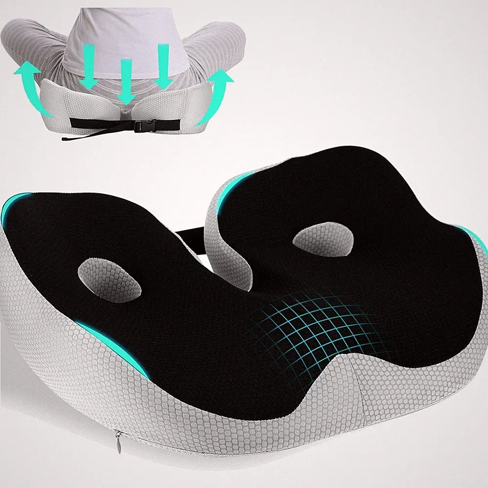 Orthopädisches Sitzkissen Memory Foam ergonomisch Antirutsch