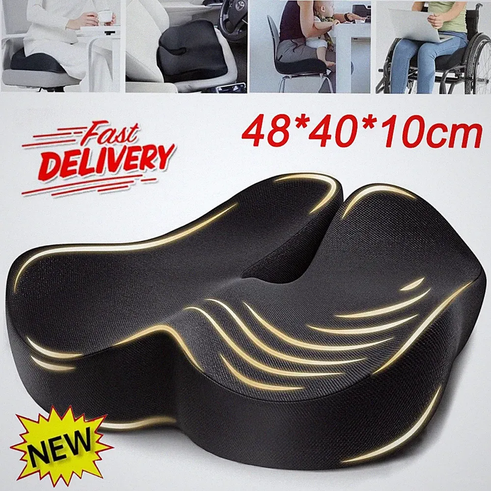 Orthopädisches Sitzkissen Memory Foam Ergonomische Stuhlauflage Bürostuhl-Kissen