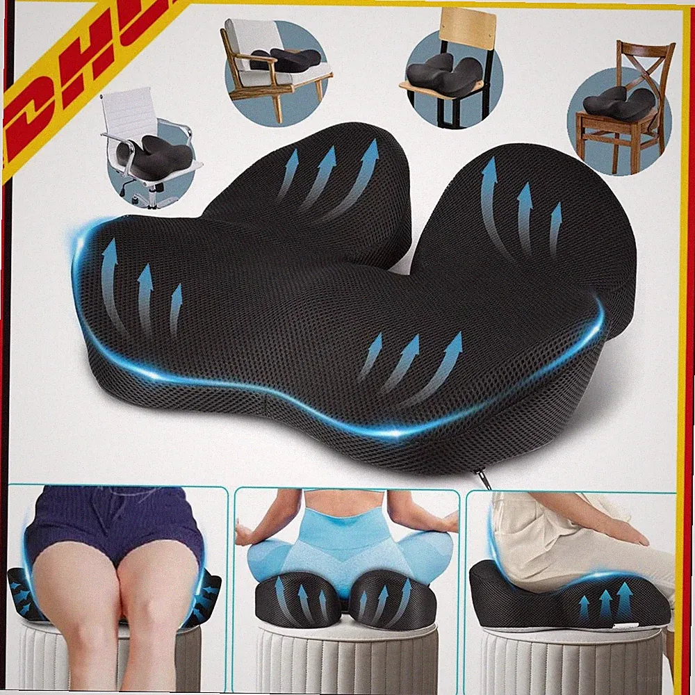 Orthopädisches Sitzkissen Memory Foam Steißbein-Sitzkissen für das Büro DHL DE