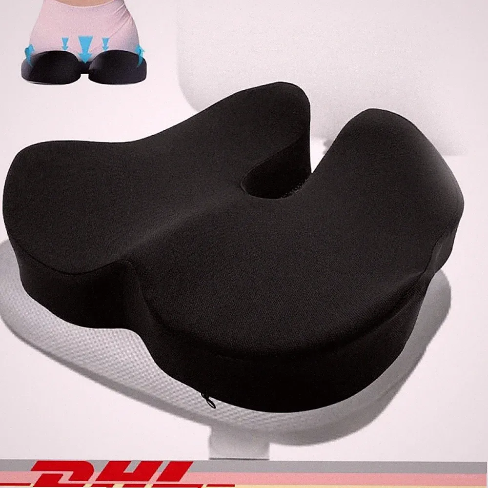 Orthopädisches Sitzkissen Memory Foam Steißbeinkissen Stuhlkissen Sitzerhöhung