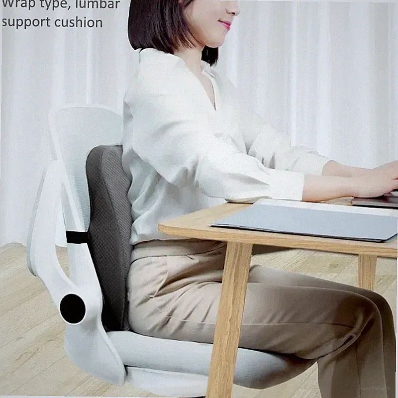 Orthopädisches Sitzkissen Rücken- und Hüftpolster Memory Foam ergonomisch