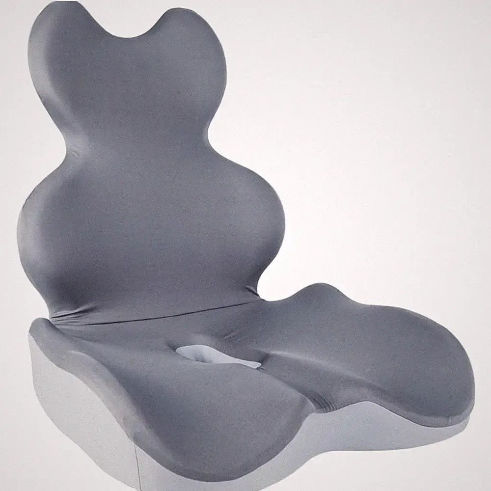 Orthopädisches Sitzkissen Rückenlehne Sitzpolster Auto Büro Memory Foam