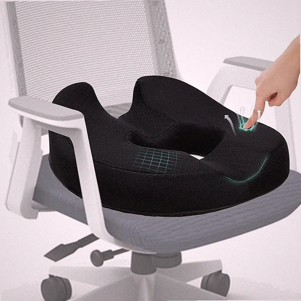 Orthopädisches Sitzkissen Sitzring Memory Foam Donut Kissen Büro Auto