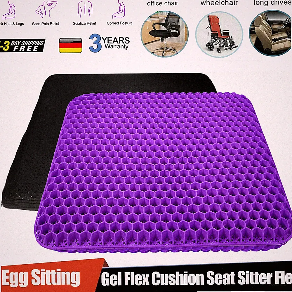 Orthopädisches Sitzkissen Steißbeinkissen 41*35.5cm Stuhlkissen für Bürostuhl