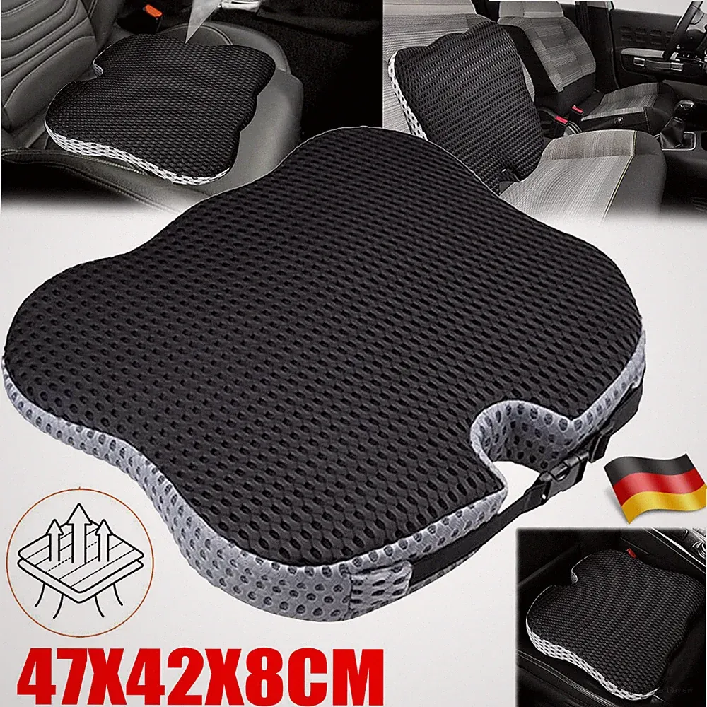 Orthopädisches Sitzkissen Steißbeinkissen Gel Kissen Pad Stuhlkissen Massage DE