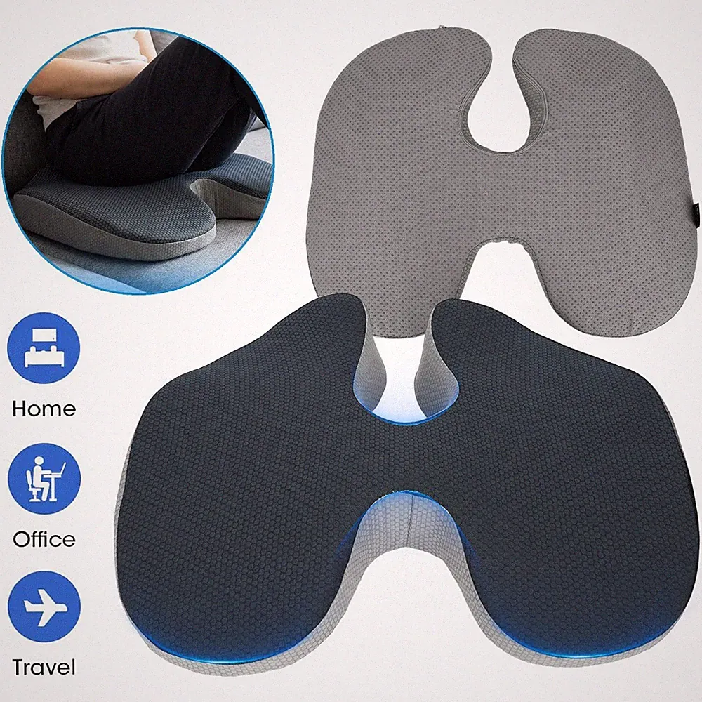 Orthopädisches Sitzkissen Steißbeinkissen Memory Foam Auto Steißbein Sitzkissen