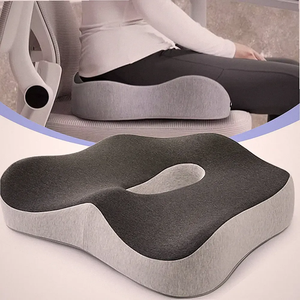 Orthopädisches Sitzkissen Steissbeinkissen Memory Foam Sitzkissen für Auto Büro