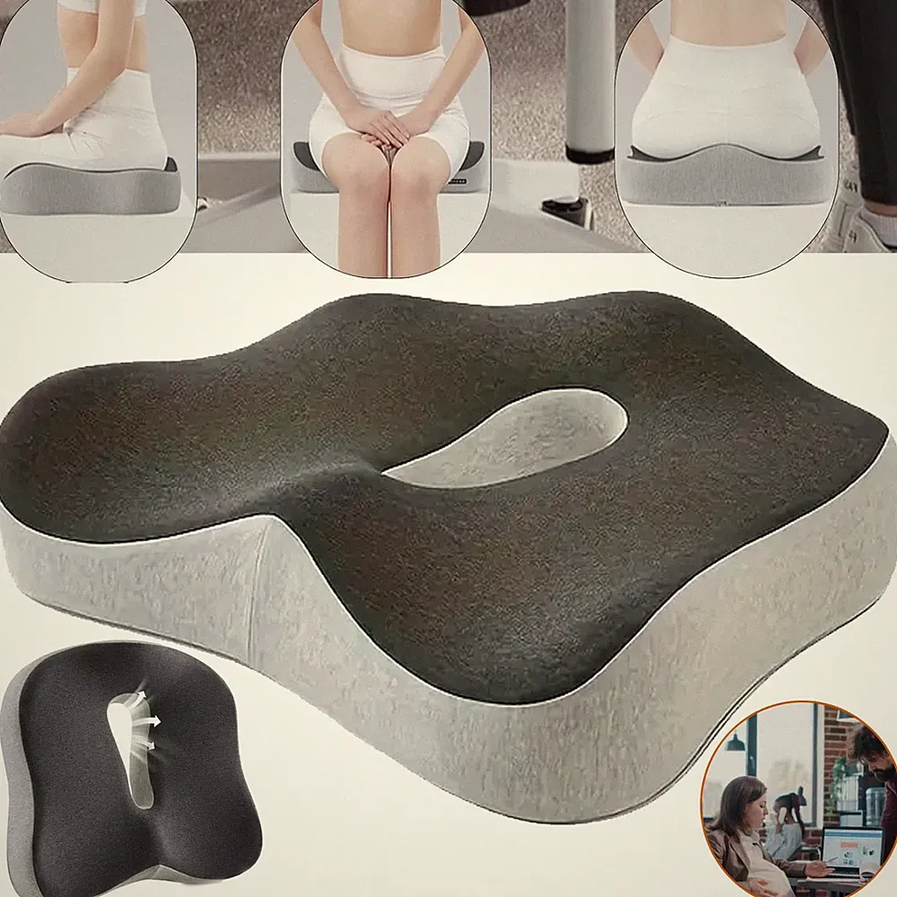 Orthopädisches Sitzkissen Stuhlkissen Ergonomisches Steißbeinkissen für Sofa