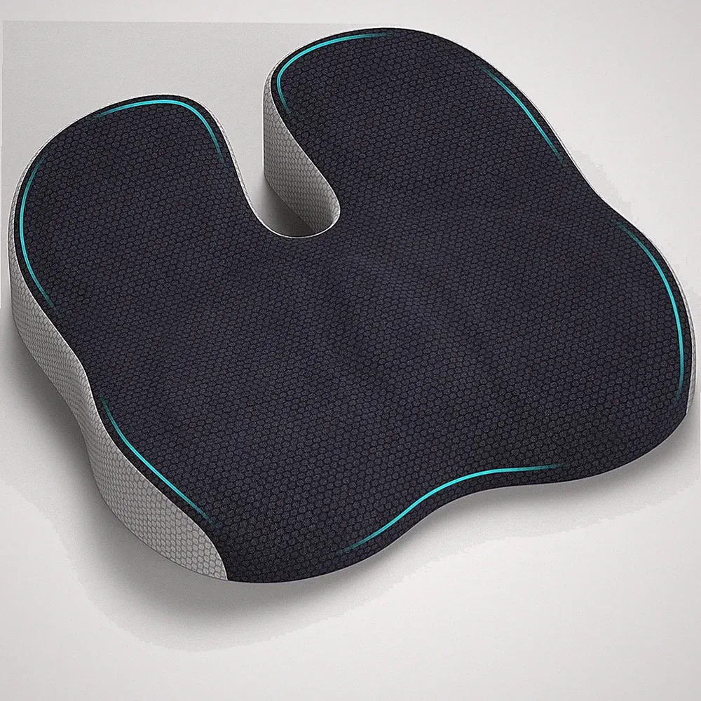 Orthopädisches Sitzkissen Stuhlkissen Memory Foam Komfort Büro Auto