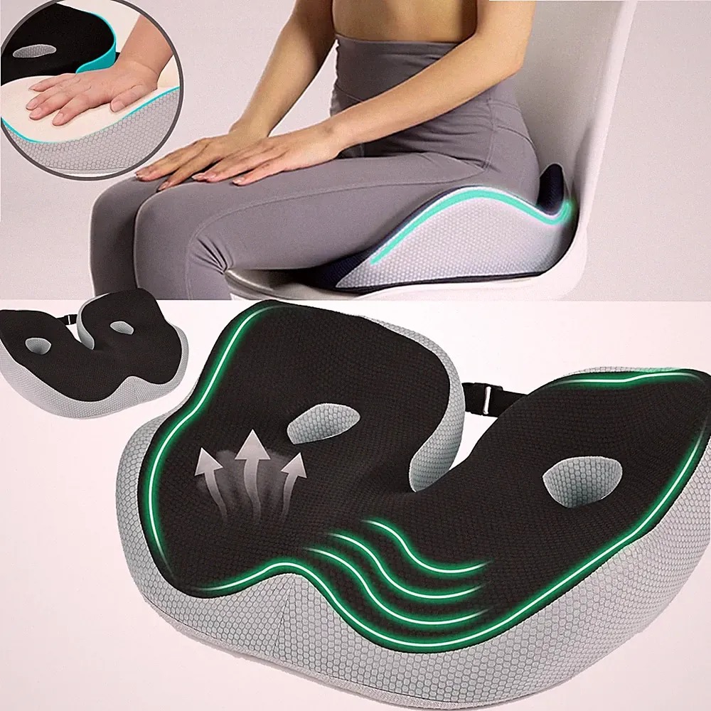 Orthopädisches Sitzkissen Zuhause Memory Foam Steißbein Ergonomisches Bürokissen