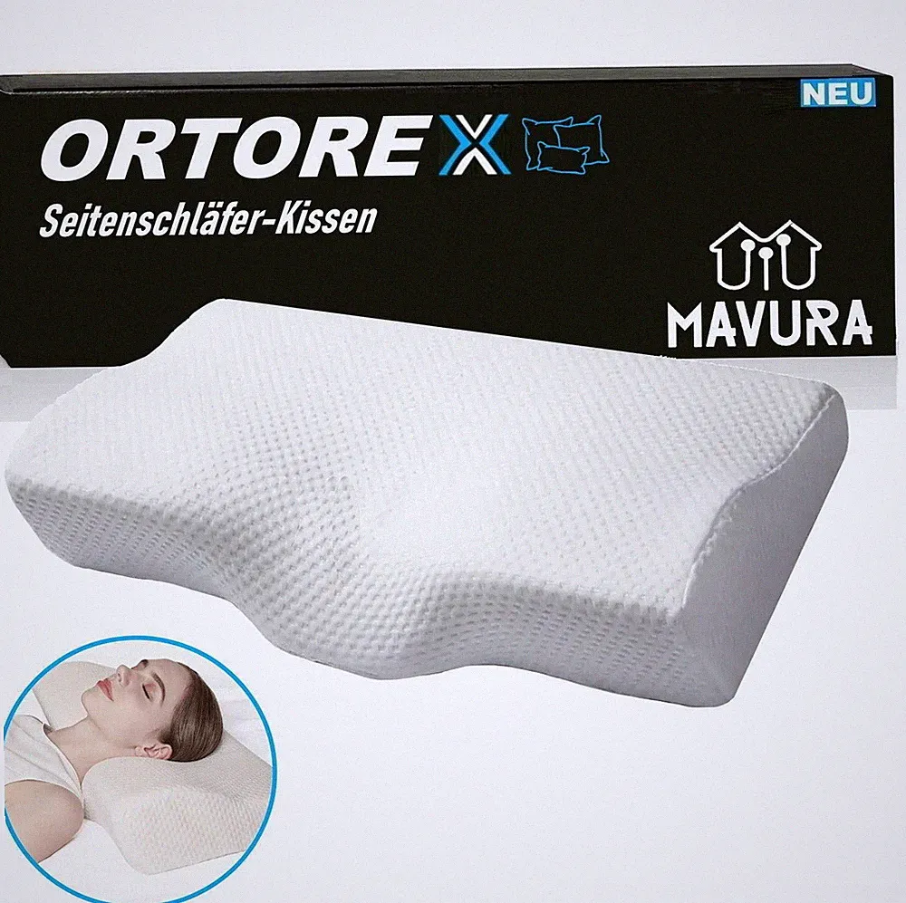 ORTOREX Ergonomisches Nackenstützkissen Nackenkissen Schlaf Kopfkissen