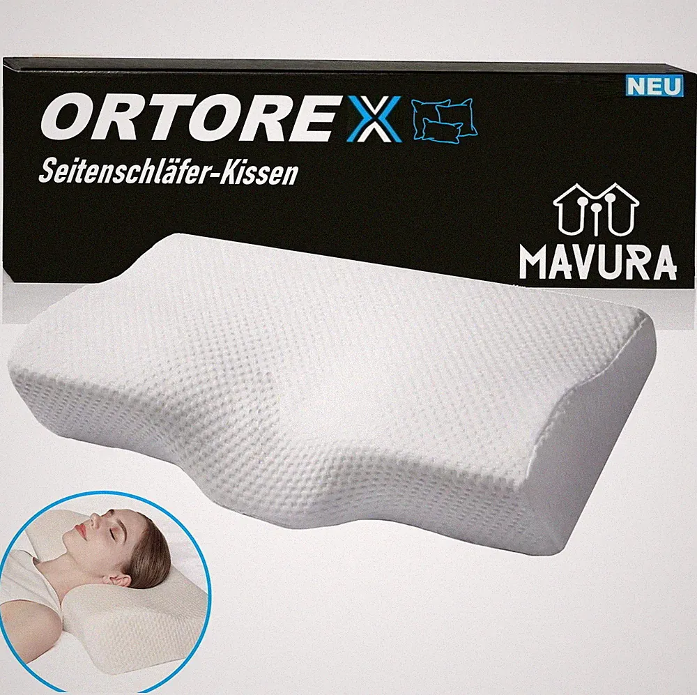 ORTOREX Ergonomisches Nackenstützkissen Nackenkissen Schlaf Kopfkissen