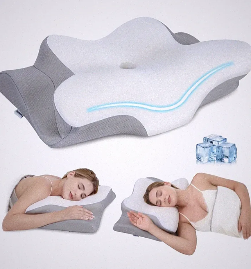 PAYHUIN Nackenkissen, Memory Foam Kissen zur Nacken- und Schulterschmerzlinderung