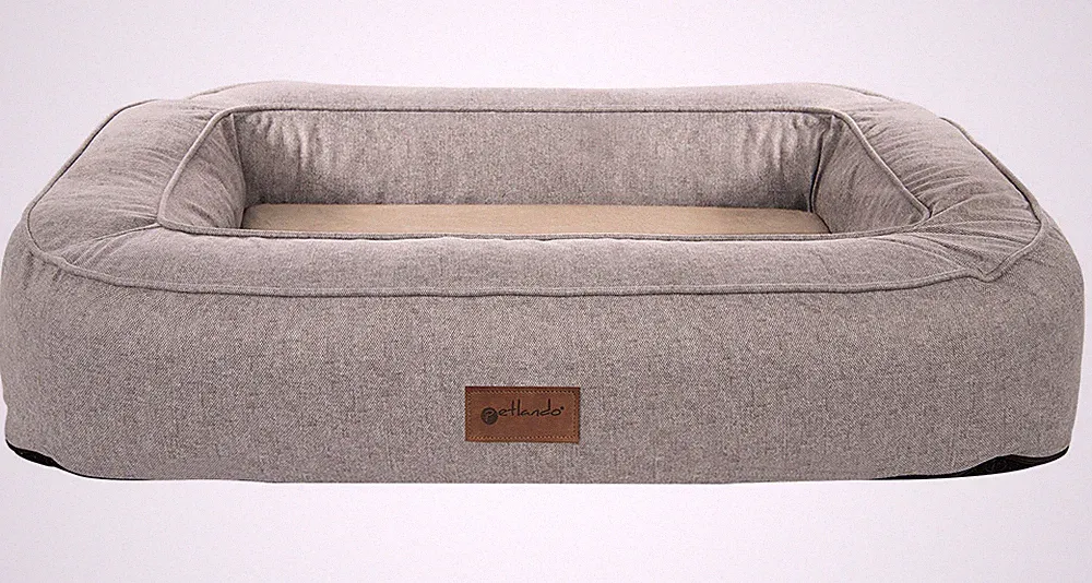Petlando Lima Ortho tabaco M 80 x 55 x 17 cm - Orthopädisches Hundebett