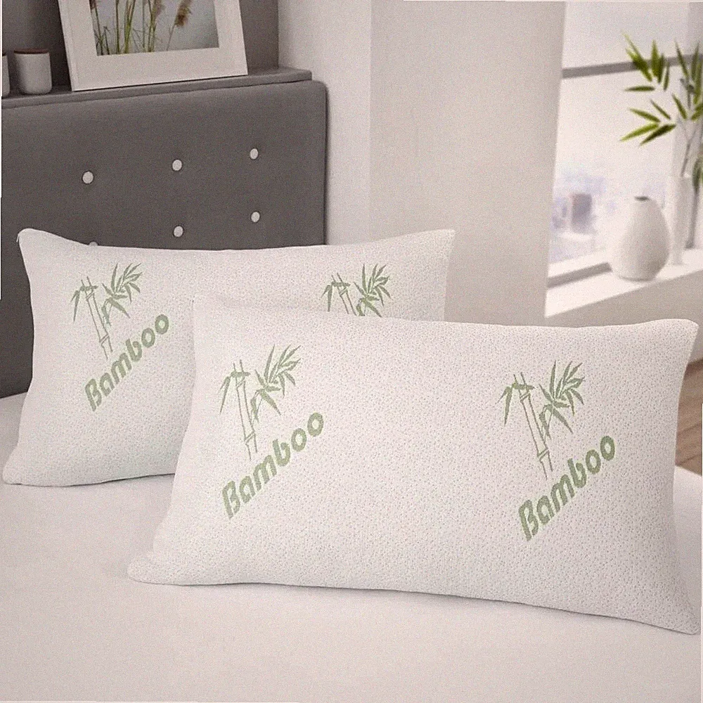 Premium Bambus Memory Foam Kissen Hotelqualität orthopädische Unterstützung alle Schläfer