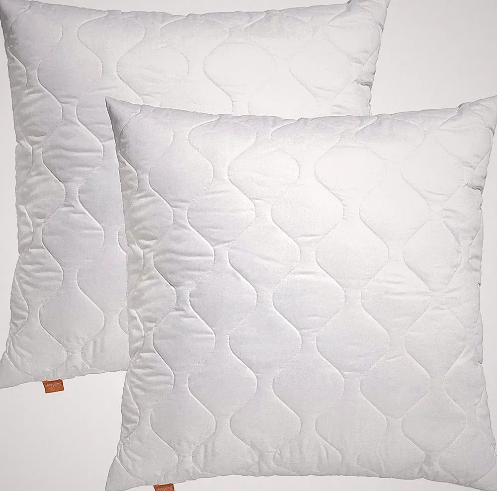 Premium Kissen 50x50cm Doppelpack Ergonomisch Orthopädisch Komfortabel Waschbar