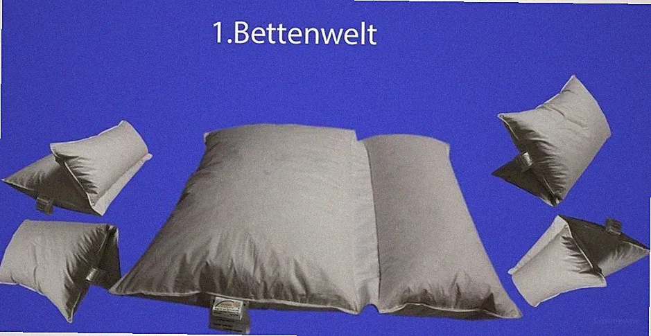 Premium Lesekissen Multifunktions Kissen Kopfkissen 80x80 cm 30% Daunen waschba