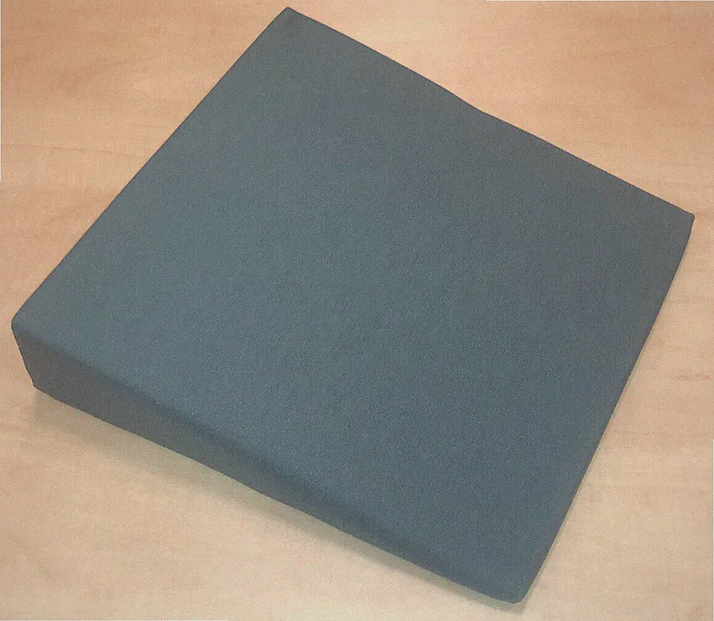 Premium Verbundschaum Keilkissen orthopädisches Sitzkissen grau 45x45x8/1 cm