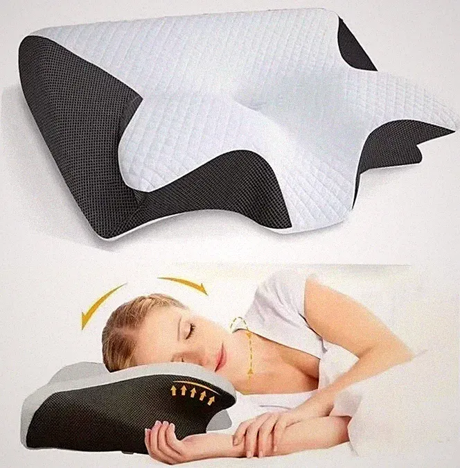 Professionelles orthopädisches Nackenkissen Memory Foam Anti-Milben Nackenschmerzen