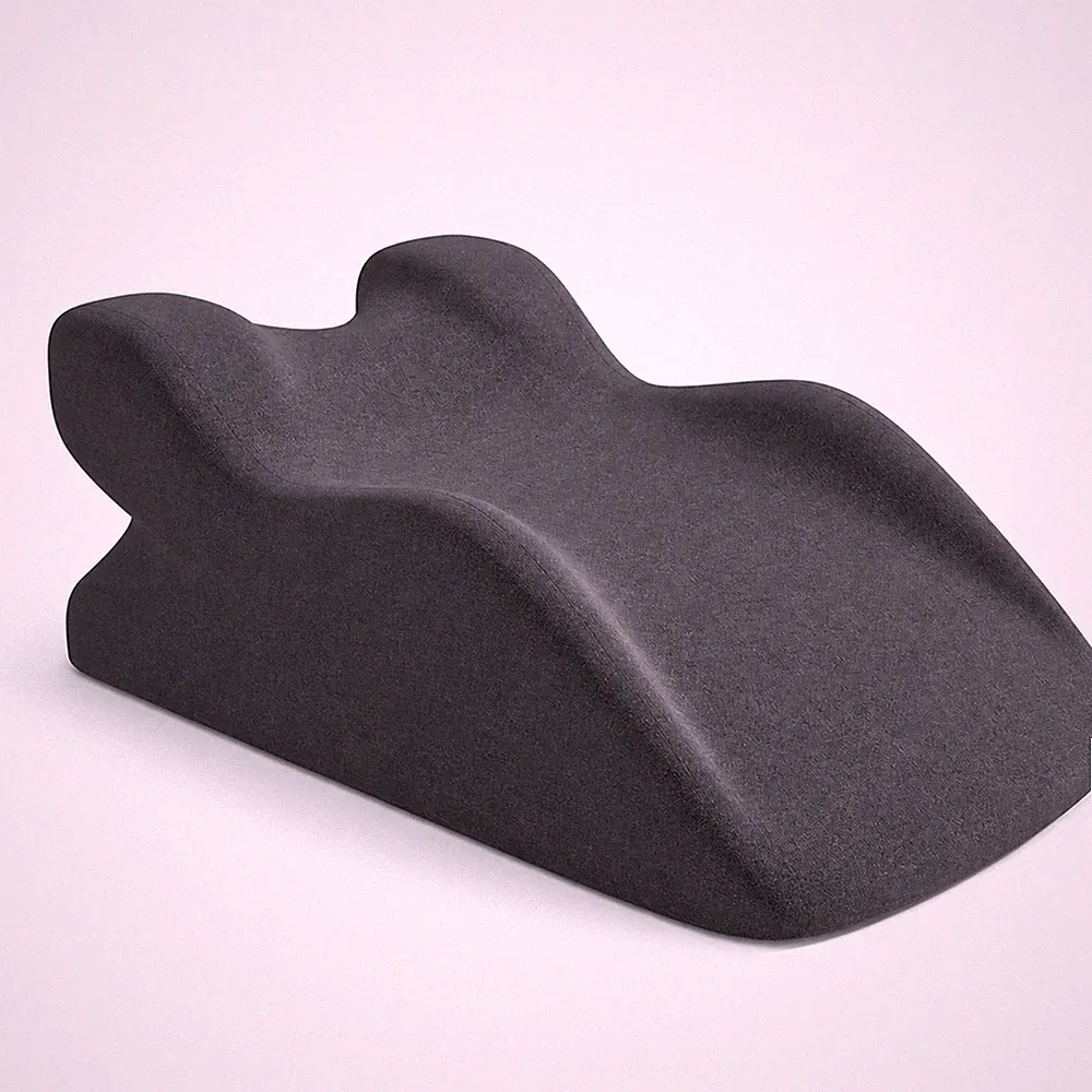 Prone-Pillow mit Memory-Foam-Kern orthopädisch Lagerungskissen weich für Leser