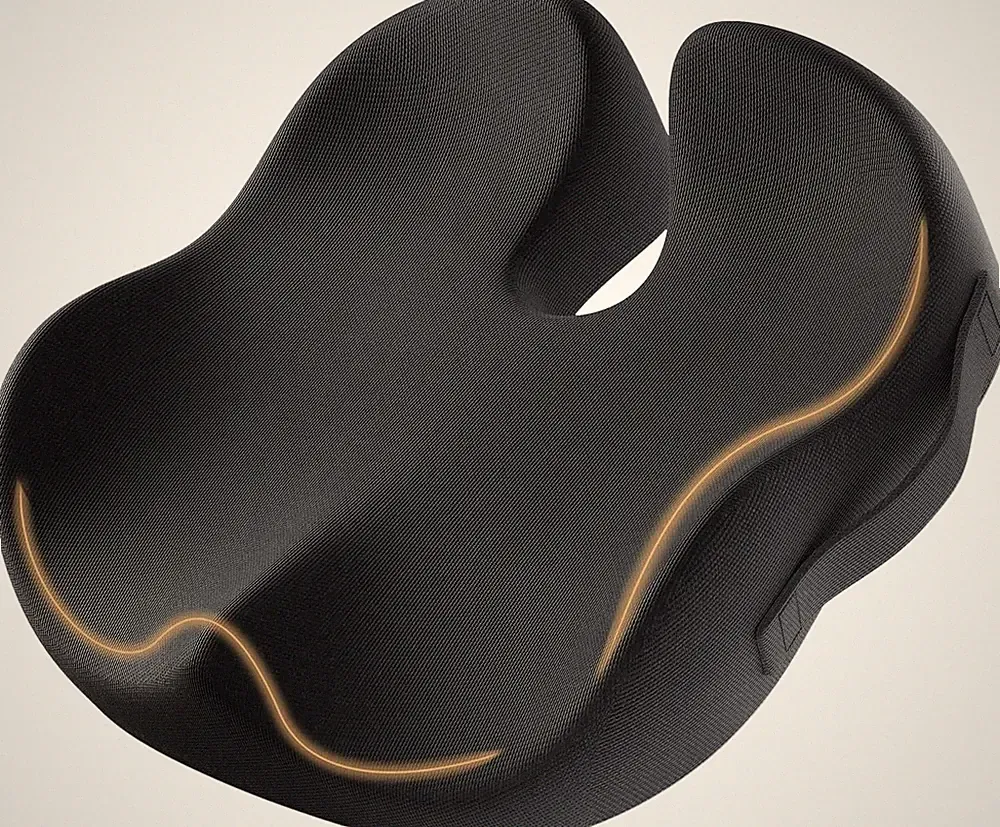 Protoarc Sitzkissen Bürostuhl Orthopädisch, Ergonomisches Steißbeinkissen Memory
