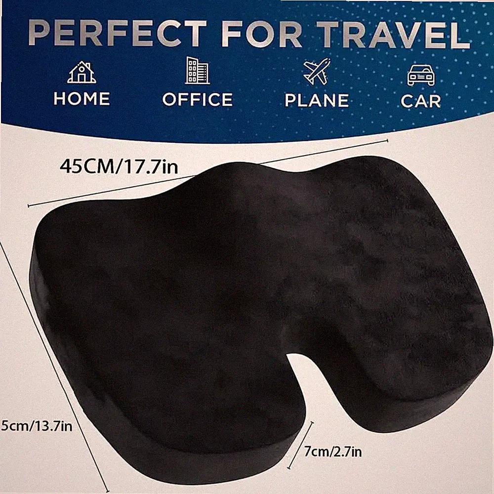 Reise-Sitzkissen Memory-Schaum U-Form Orthopädisches Komfort