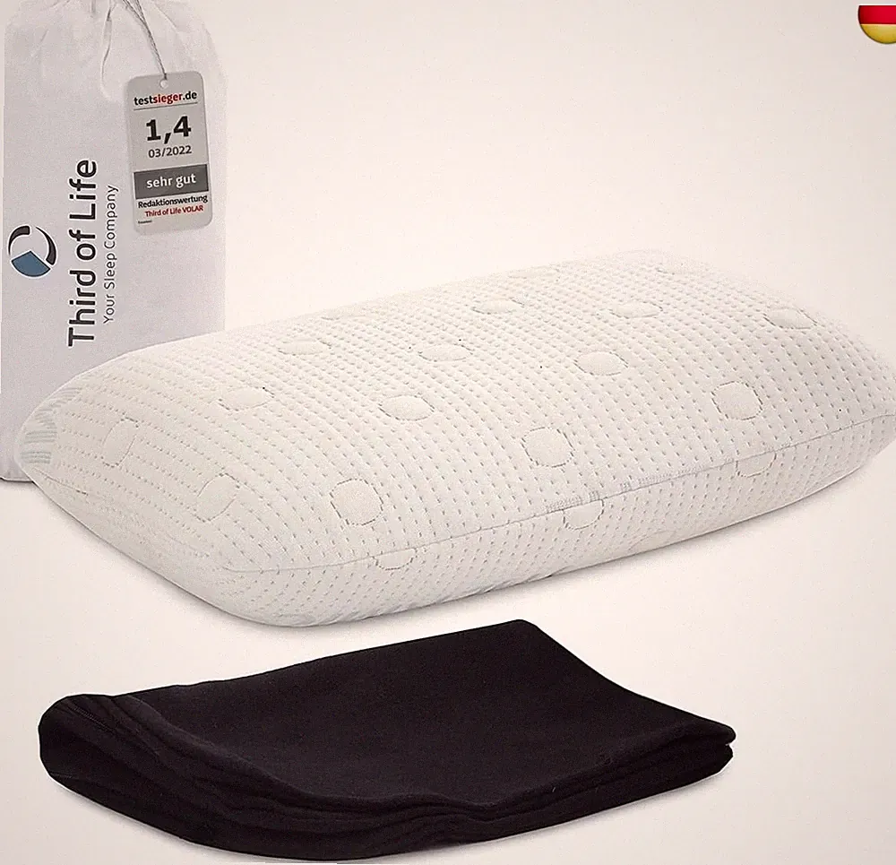 Reisekissen VOLAR | Orthopädisches Nackenkissen mit Memory-Foam | Kleines