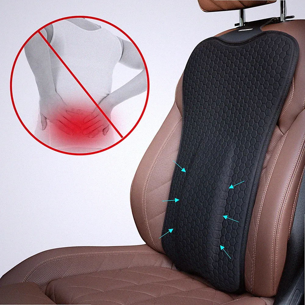 Rücken-Kissen Lendenkissen Lendenwirbelkissen für Auto Orthopädisch universal DE