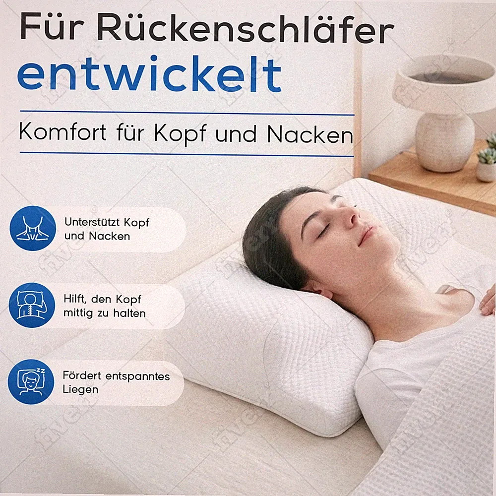 ⭐️ Rückenschläfer Rücken Kissen nach Brust-OP, Nasen-OP & Haartransplantation ⭐️
