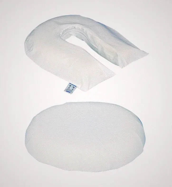 Russka Sitzring Latex Sitzkissen mit Bezug Oval U-Form Hämorrhoiden Kissen