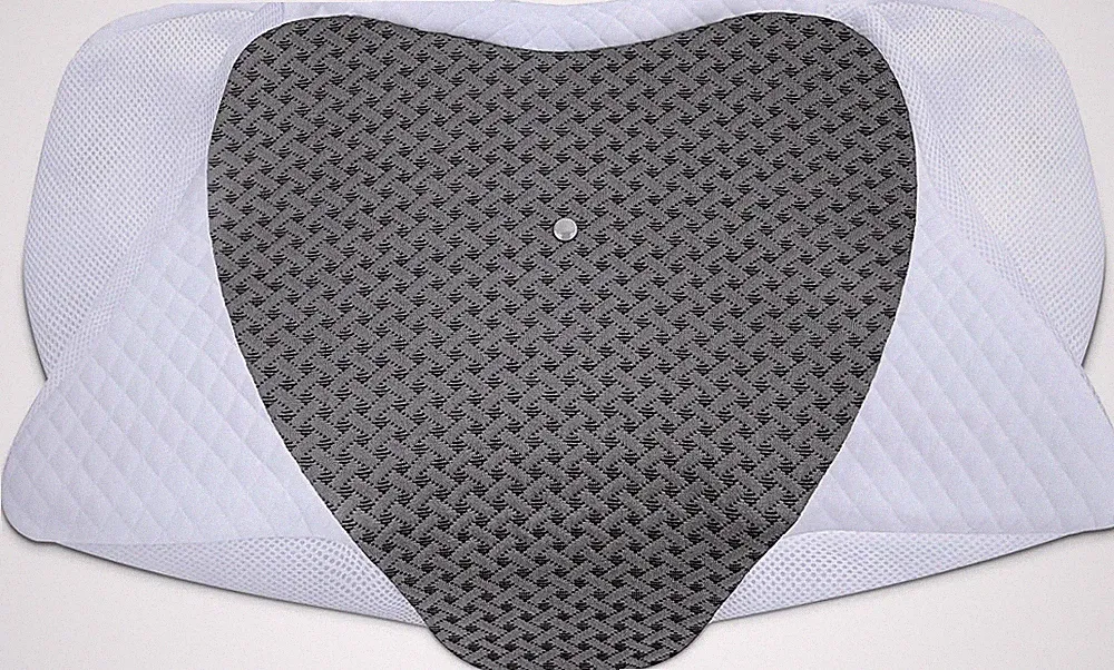 SAHEYER großes Kissenbezug für orthopädisches Kissen aus Baumwolle 60x35,5x10/13