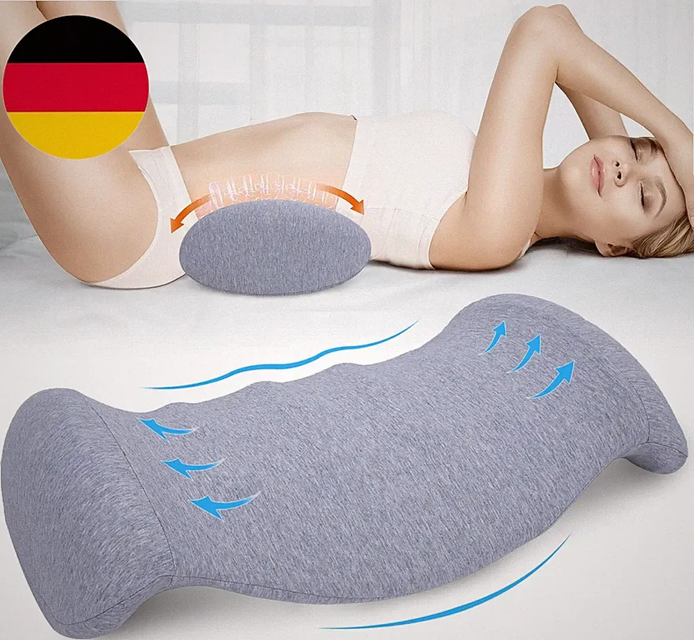 SAHEYER Lendenkissen Orthopädisches Lendenwirbelkissen Aus Memory Foam, Ergonomi