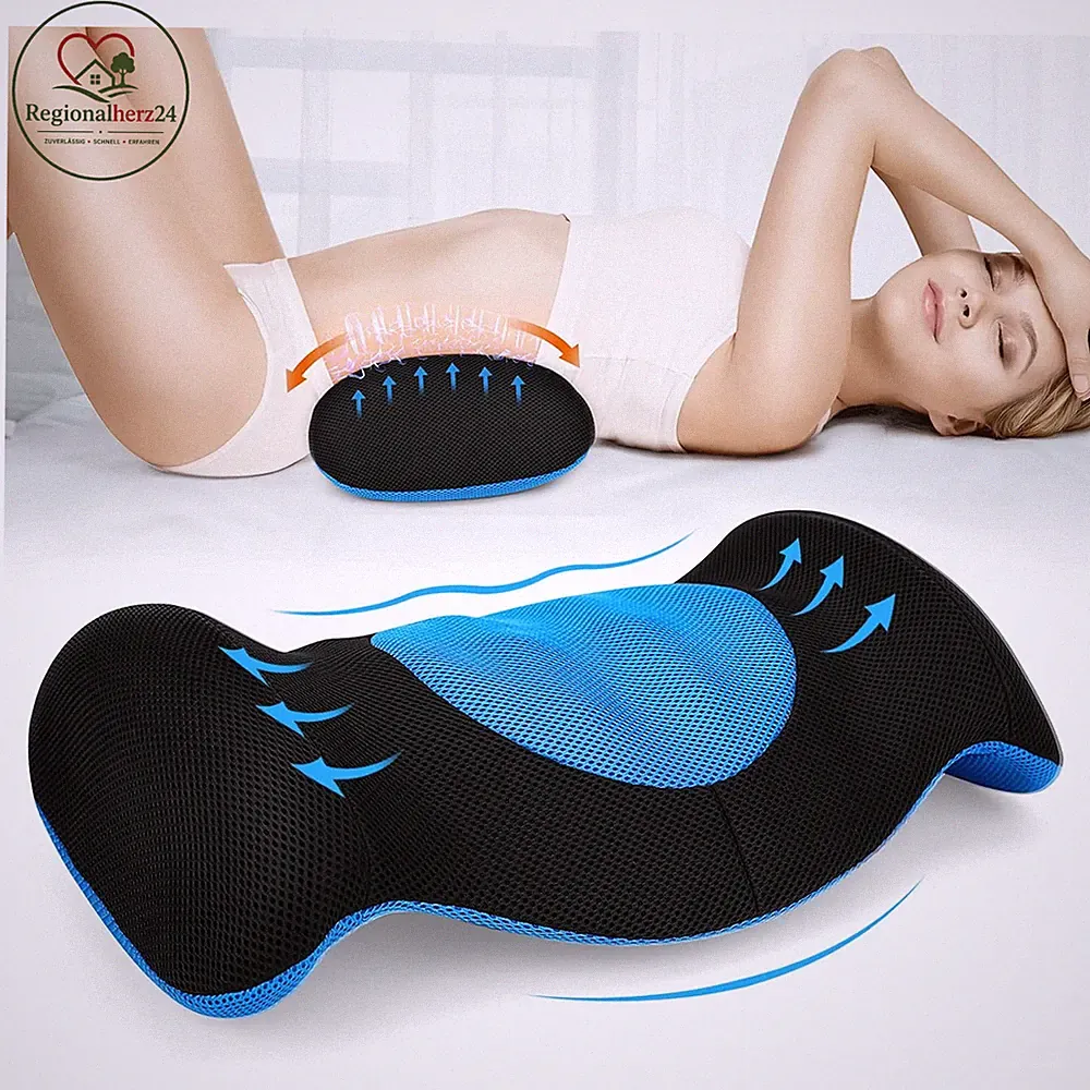 SAHEYER Lendenkissen Orthopädisches Rückenkissen aus Memory Foam, Lendenwirbelki