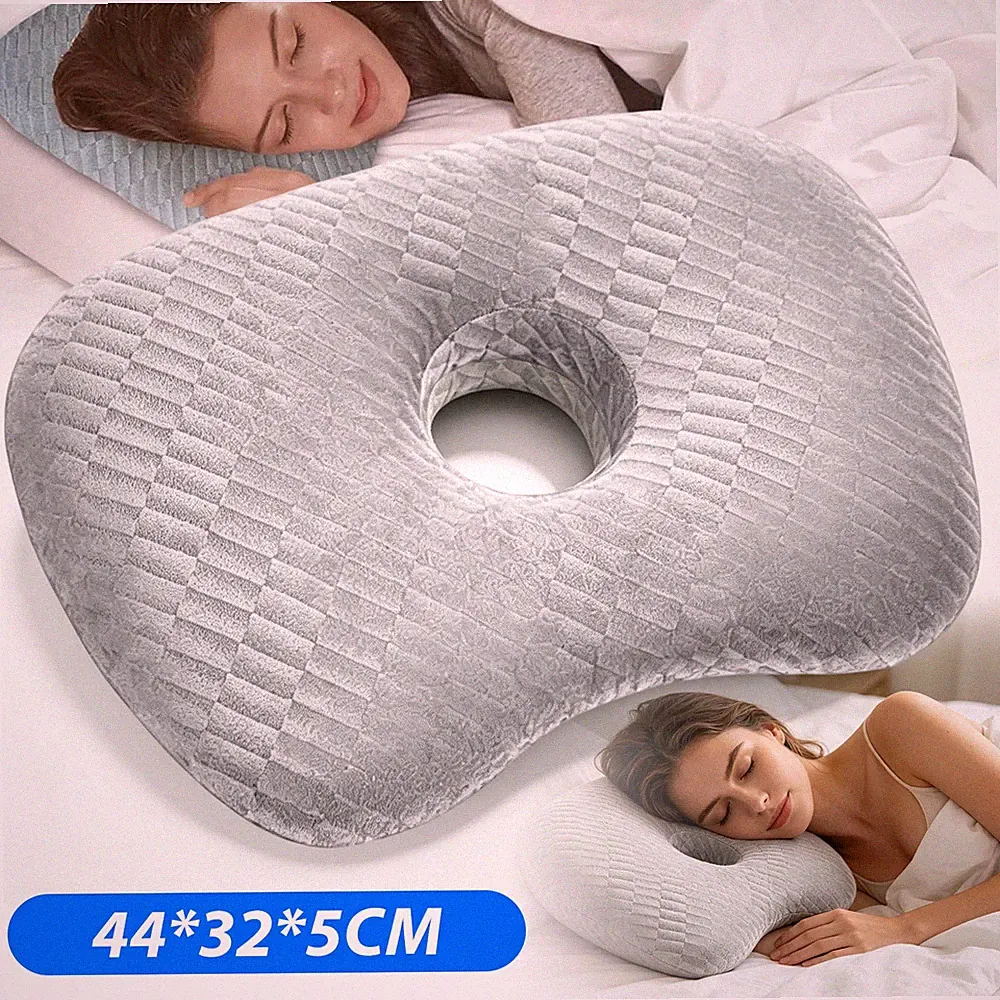 Schlafkissen Bauchschläferkissen Waschbar Atmungsaktiv Orthopädisch Für Sofa