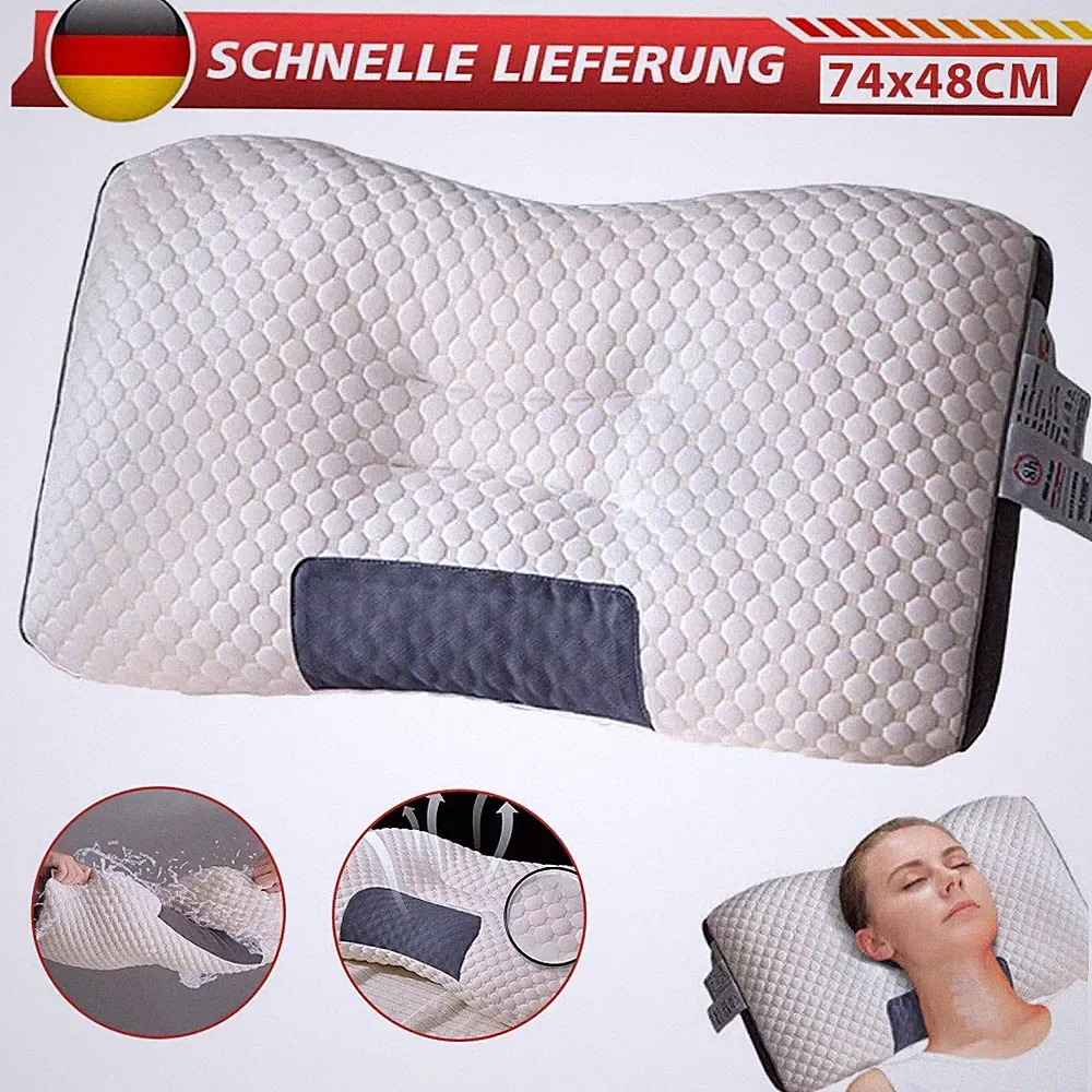 Schlafkissen Gesundheitskissen Kopfkissen Nackenkissen Orthopädisch Nacken DHL