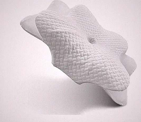 SCHLAFKISSEN „Glückstoff“ – ERGONOMISCHES ORTHOPÄDISCHES MEMORY-FOAM-KISSEN