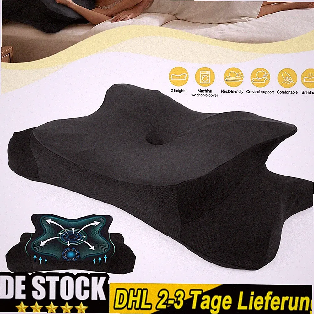 Schmetterling Kopfkissen Nackenkissen Memory Foam Kissen Orthopädische Kissen