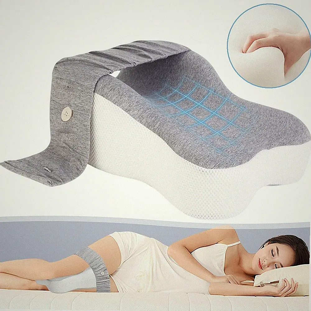 Seitenschläfer Kniekissen Orthopädisches Beinkissen Memory Foam Kniekissen de
