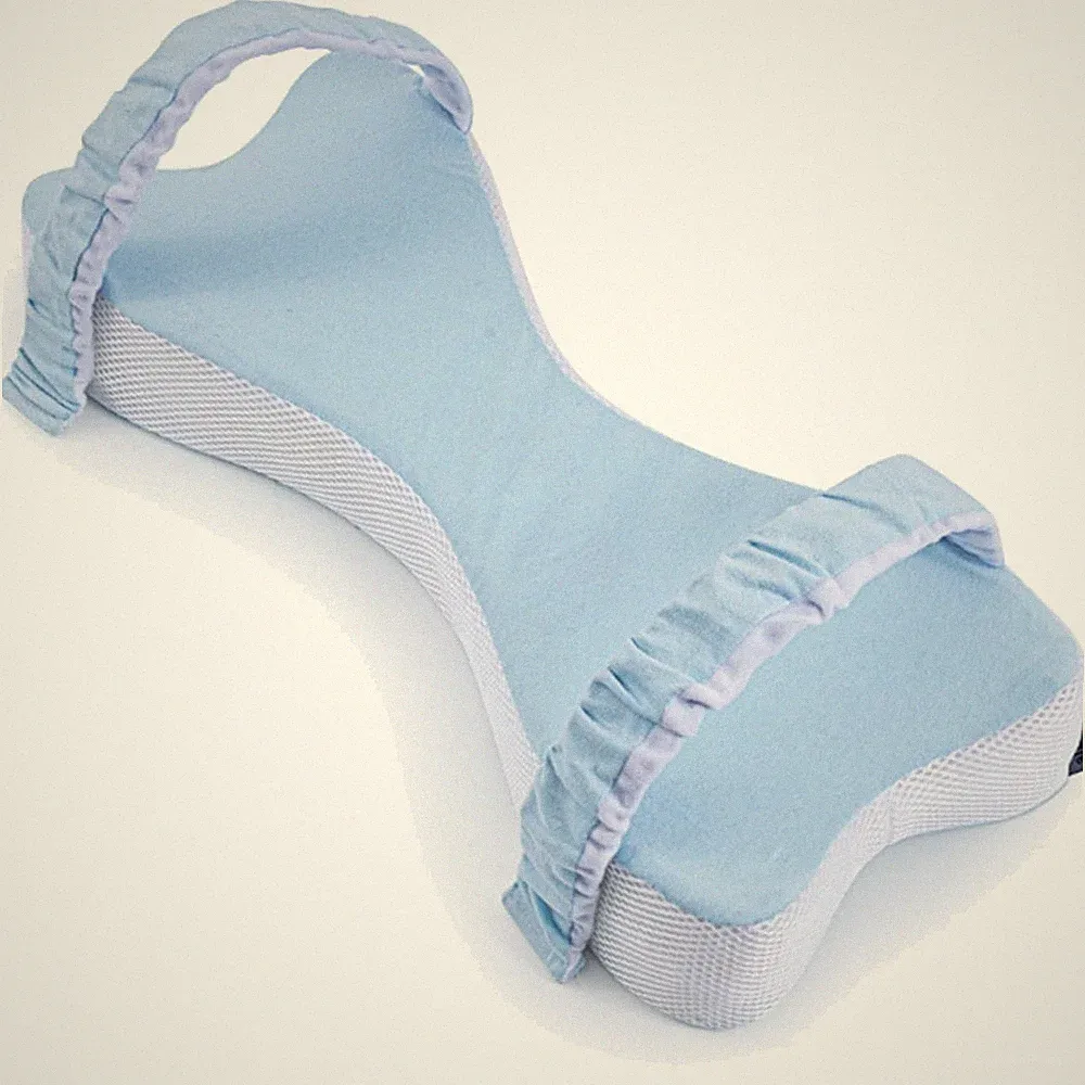 Seitenschläferkissen Kniekissen Beinkissen Schlafkissen Orthopädisch blau