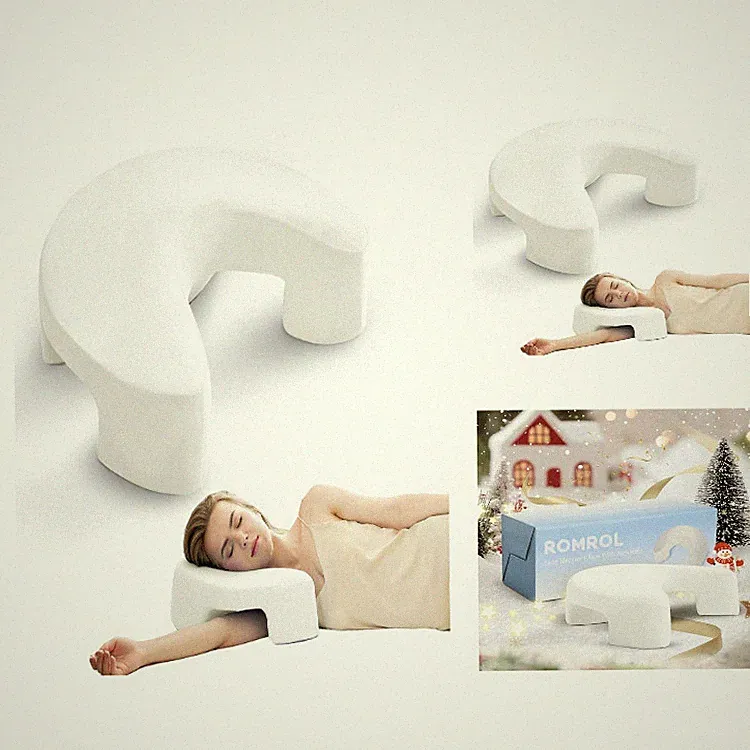 Seitenschläferkissen mit Armloch Orthopädisches Memory Foam Nackenstützkissen