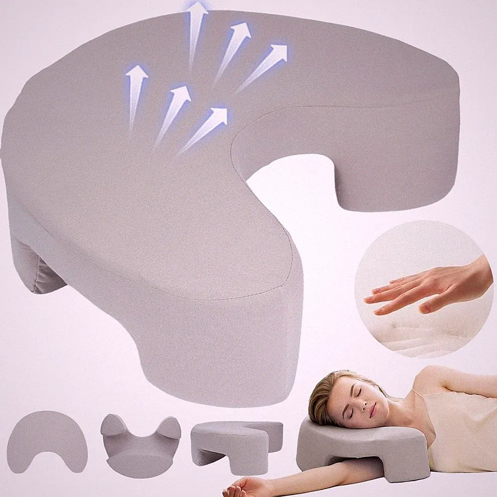 Seitenschläferkissen Stützkissen ergonomisch fest orthopädisch für Erwachsene