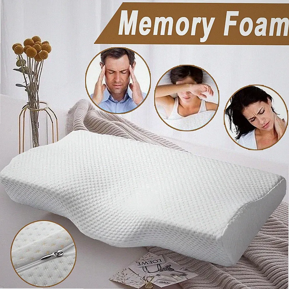 Siebenschläfer Kissen Memory Foam Kopfkissen Konturkissen Orthopädisches Kissen
